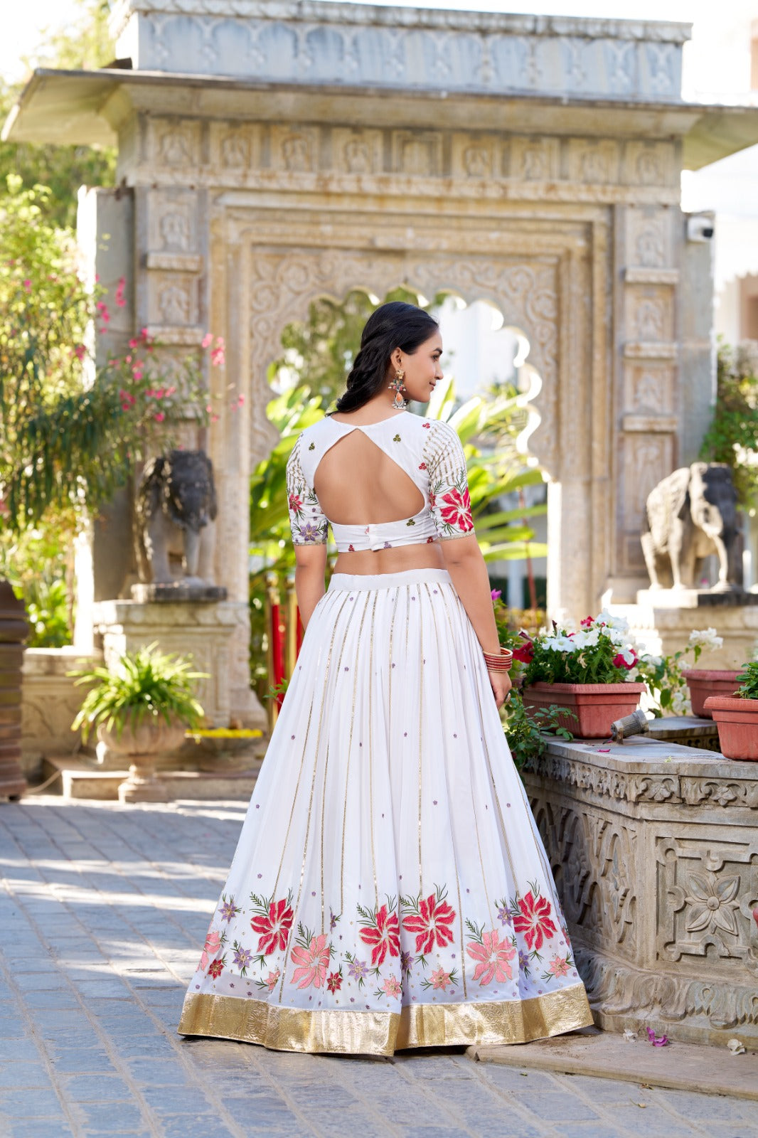 White wonder adorned with delicate embroidery Wedding Collection