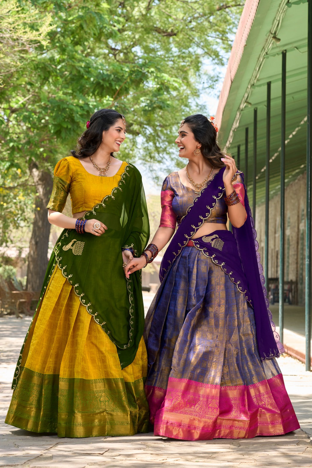 Kanjivaram silk  lehenga choli