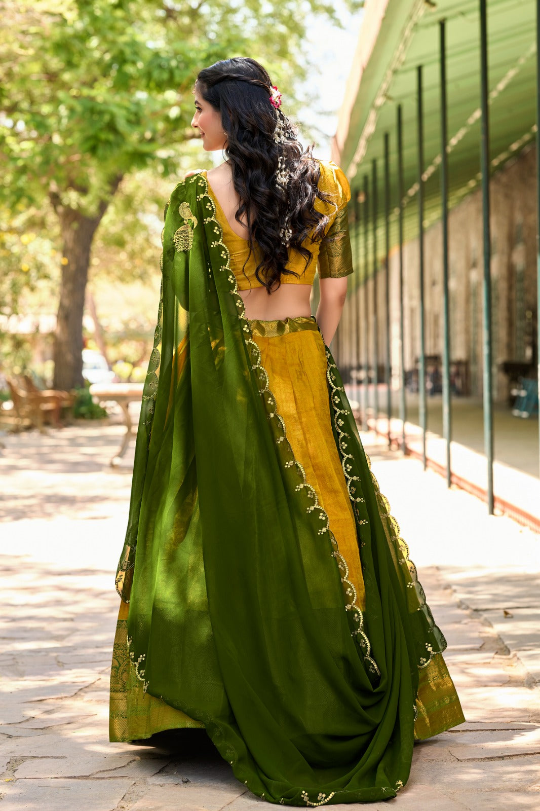 Kanjivaram silk  lehenga choli