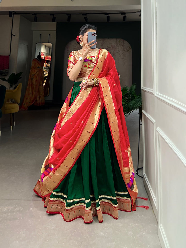 Vichitra Silk Lehenga choli