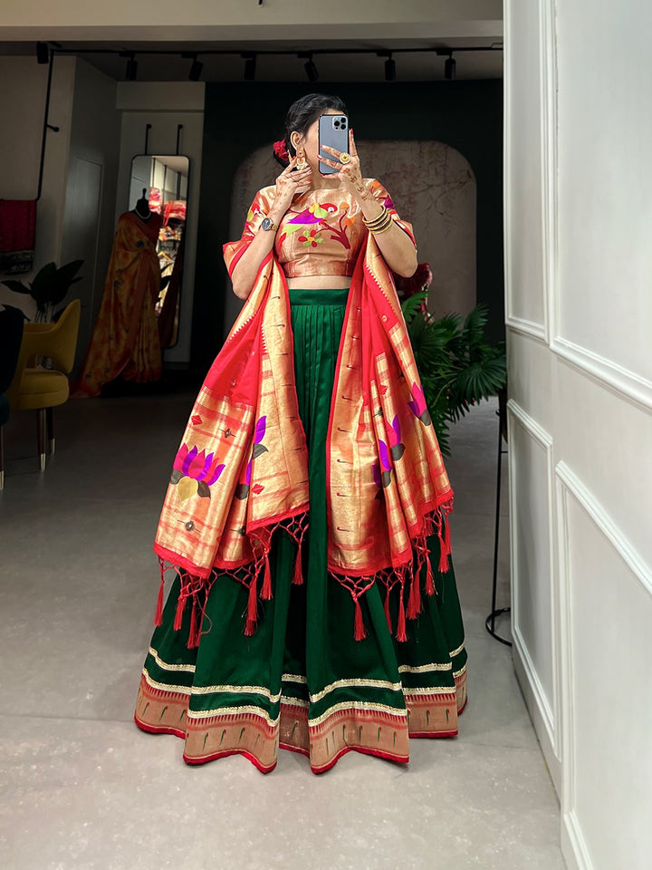 Vichitra Silk Lehenga choli