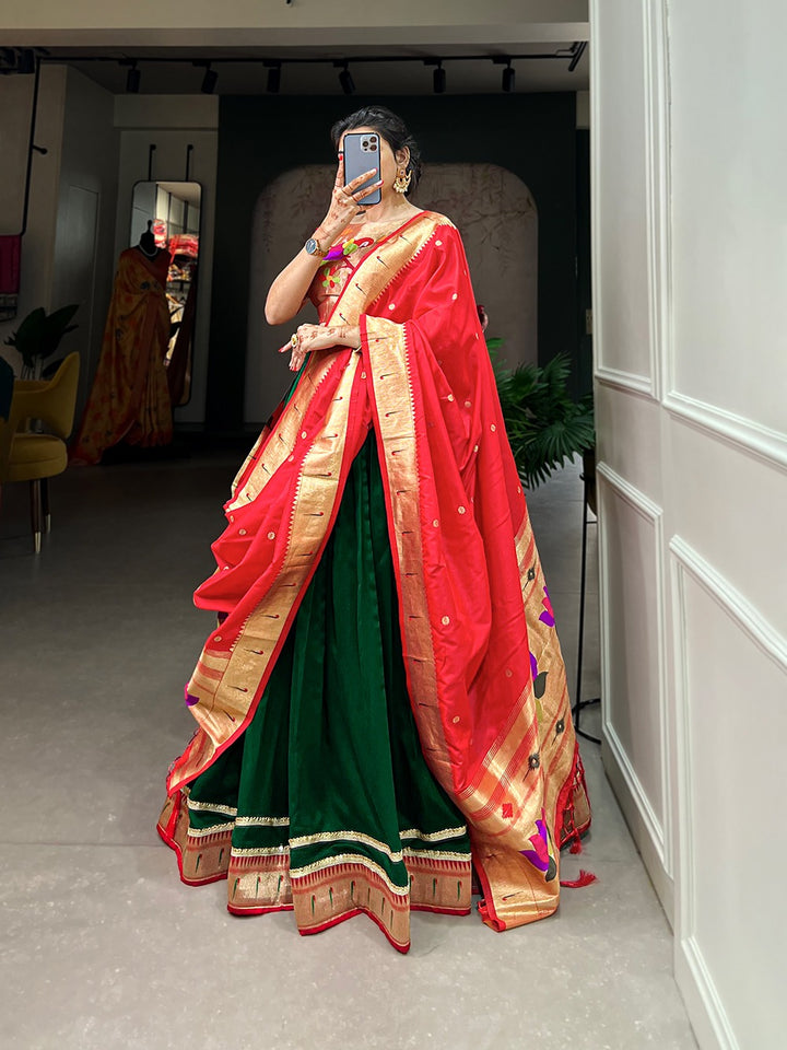 Vichitra Silk Lehenga choli