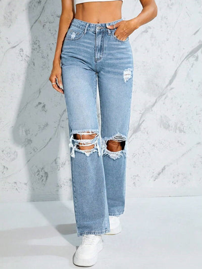 MEELANA 2 Cut Women's Jeans